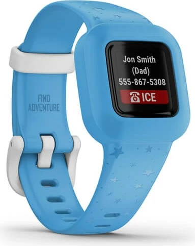Pametna zapestnica za otroke Garmin vivofit jr. 3, modra