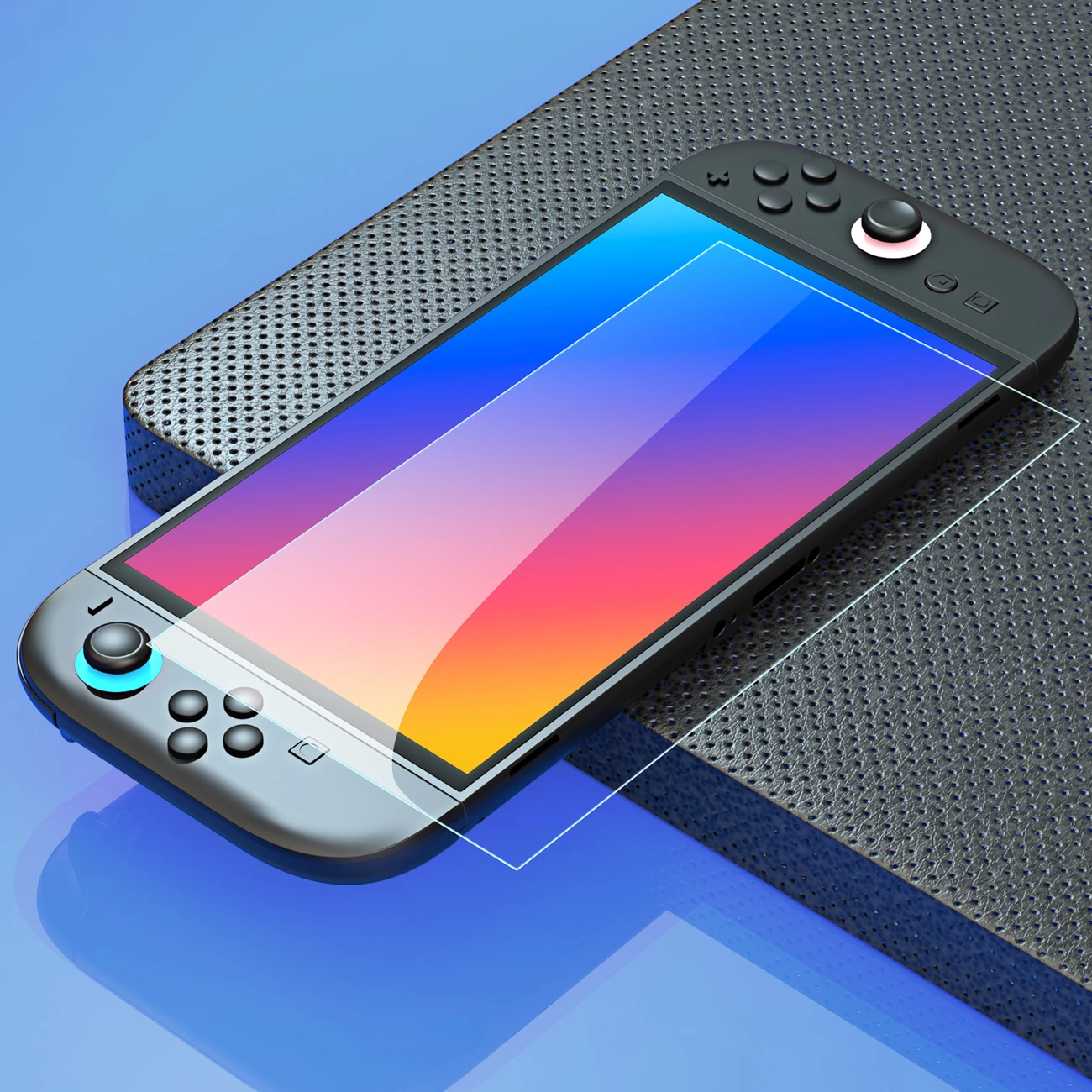 Zaščitno kaljeno steklo HD za Nintendo Switch 2, Dux Ducis, 9H, 92% prosojnost, montažni okvir