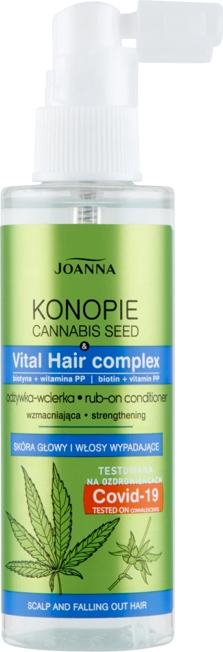 Regenerator za lase Joanna Hemp Conditioner-Refresher Strengthening proti izpadanju, 100 ml