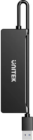 USB hub Unitek Y-3145C, 4x USB-A 5Gbps, črn