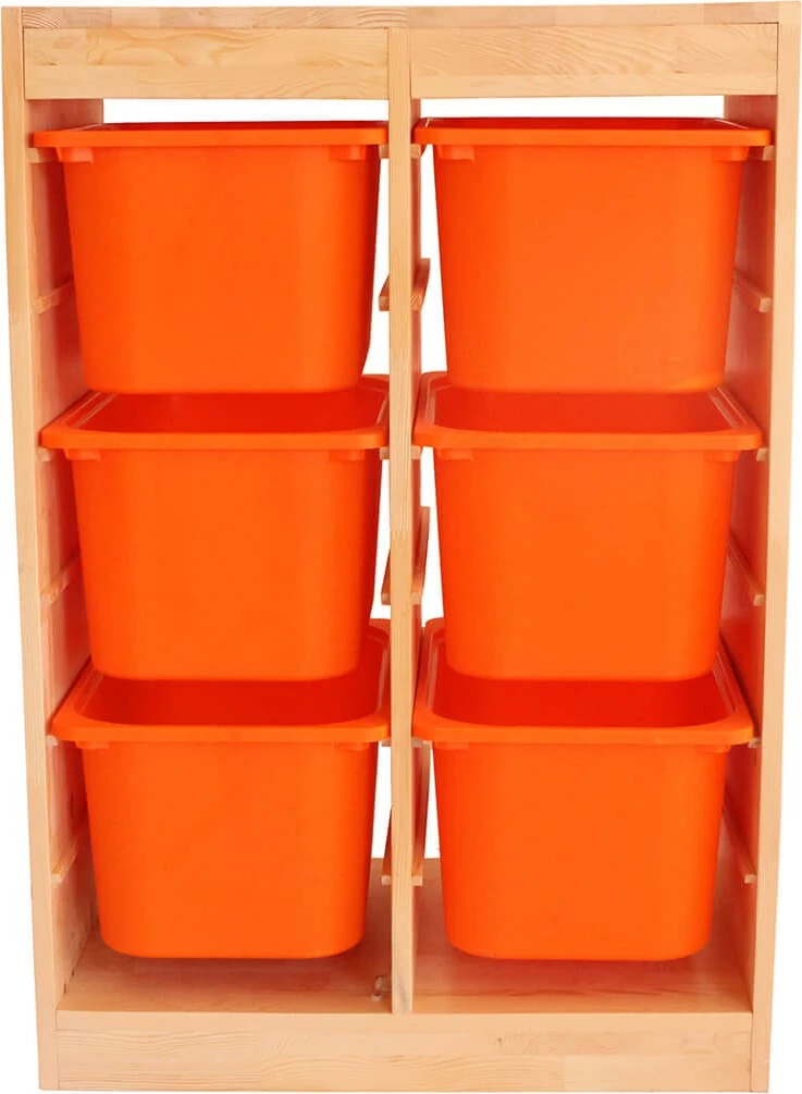 Večnamenska omara, vertikalni organizator, hrastova barva Skye Decor