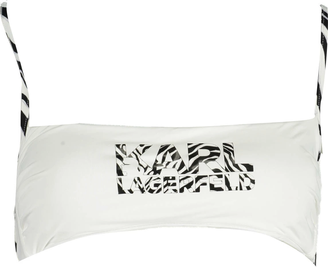 Bikini za ženske, beli, KARL LAGERFELD BEACHWEAR