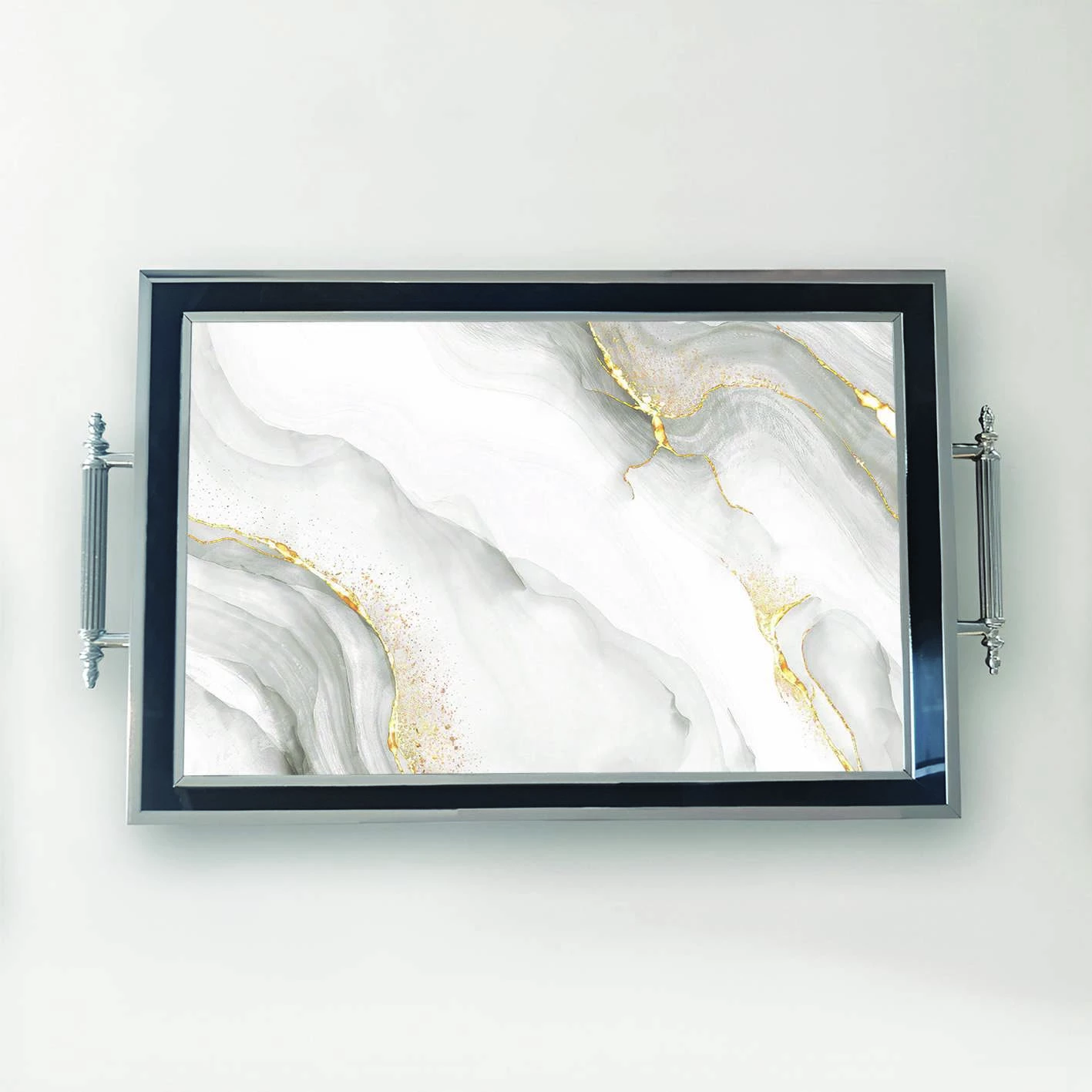 Stekleni pladenj Aberto Design TPG10023, večbarven