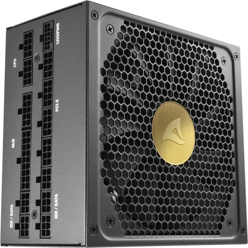 Zmogljiv in učinkovit napajalnik Sharkoon REBEL P30 Gold 1300W, ATX3.0, modularen, črn