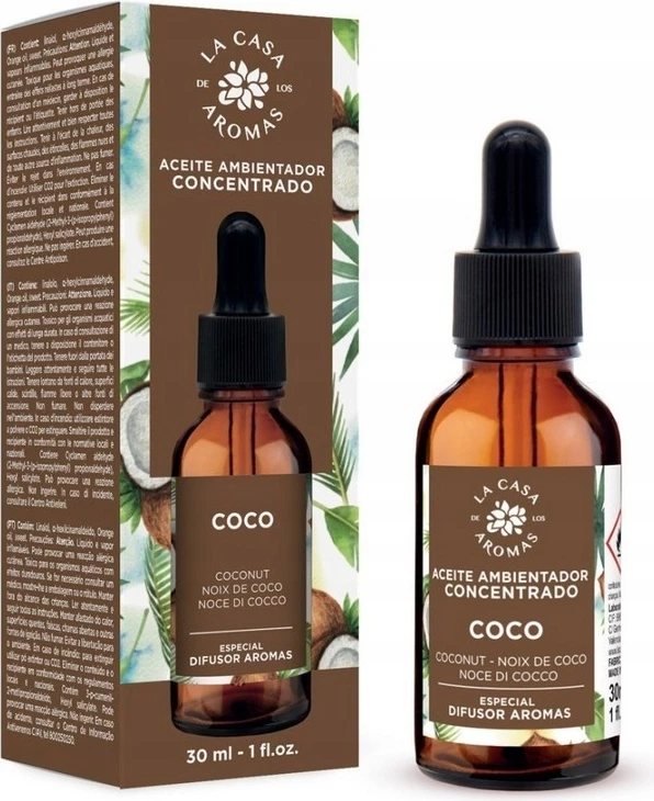 Aromatično olje z vonjem po kokosu La Casa de los Aromas, 30 ml