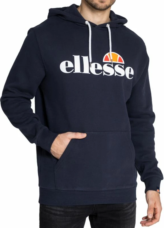 Duks s kapuco Ellesse, za moške, temno moder