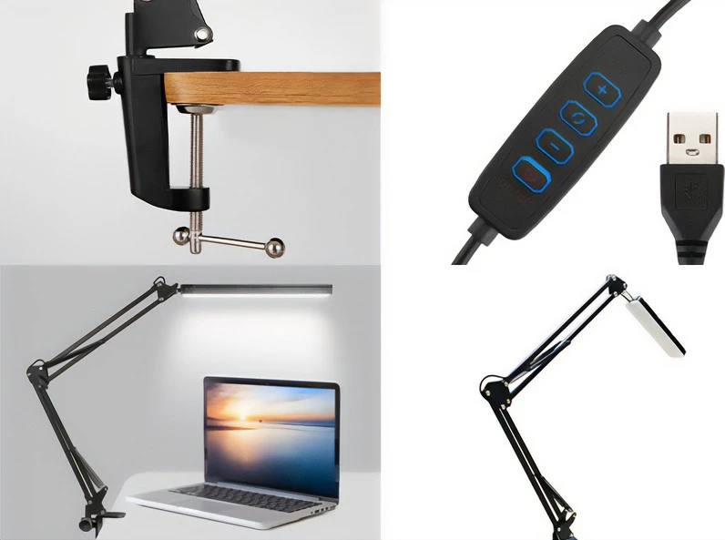 Namizna luč, Media-Tech FLEX LAMP MT224, LED, črna