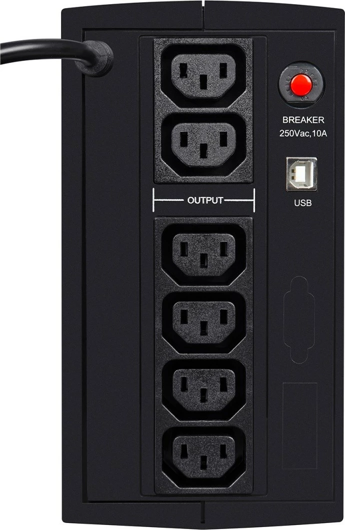 UPS Ever DUO 850 AVR USB, 850 VA, 550 W, črn