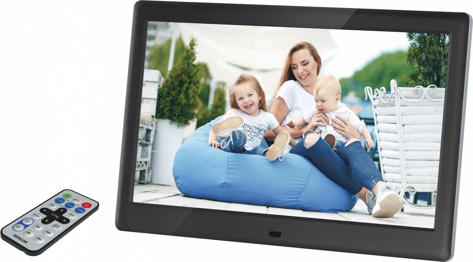 Digitalni fotookvir Sencor SDF 1082BK, 10,1-palčni, črn