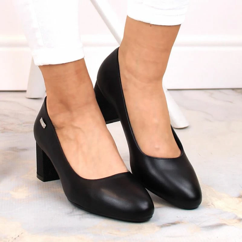 Elegantne ženske čevlje, Sergio Leone, črni