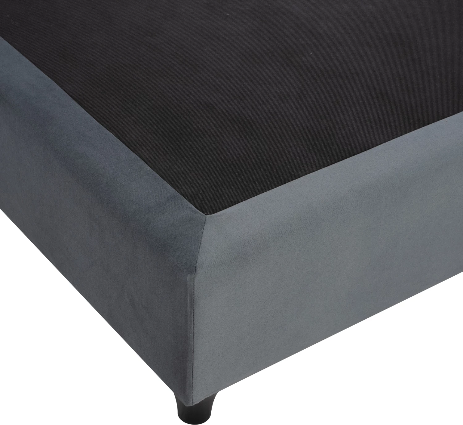 Postelja DOLORES FH649.10 siva žamet 90x200 cm