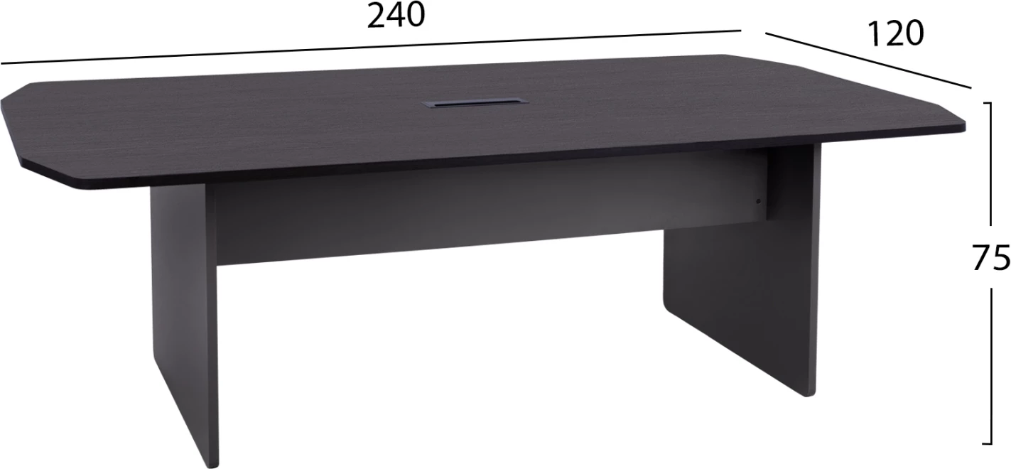Profesionalna miza za sestanke Rosewood 240x120x75 FH2103.01
