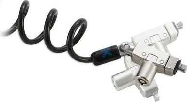 Varnostni kabel za prenosnik ClickSafe 2.0 N17 Slim Kensington z ključem, 1,8 m, črn/srebrn