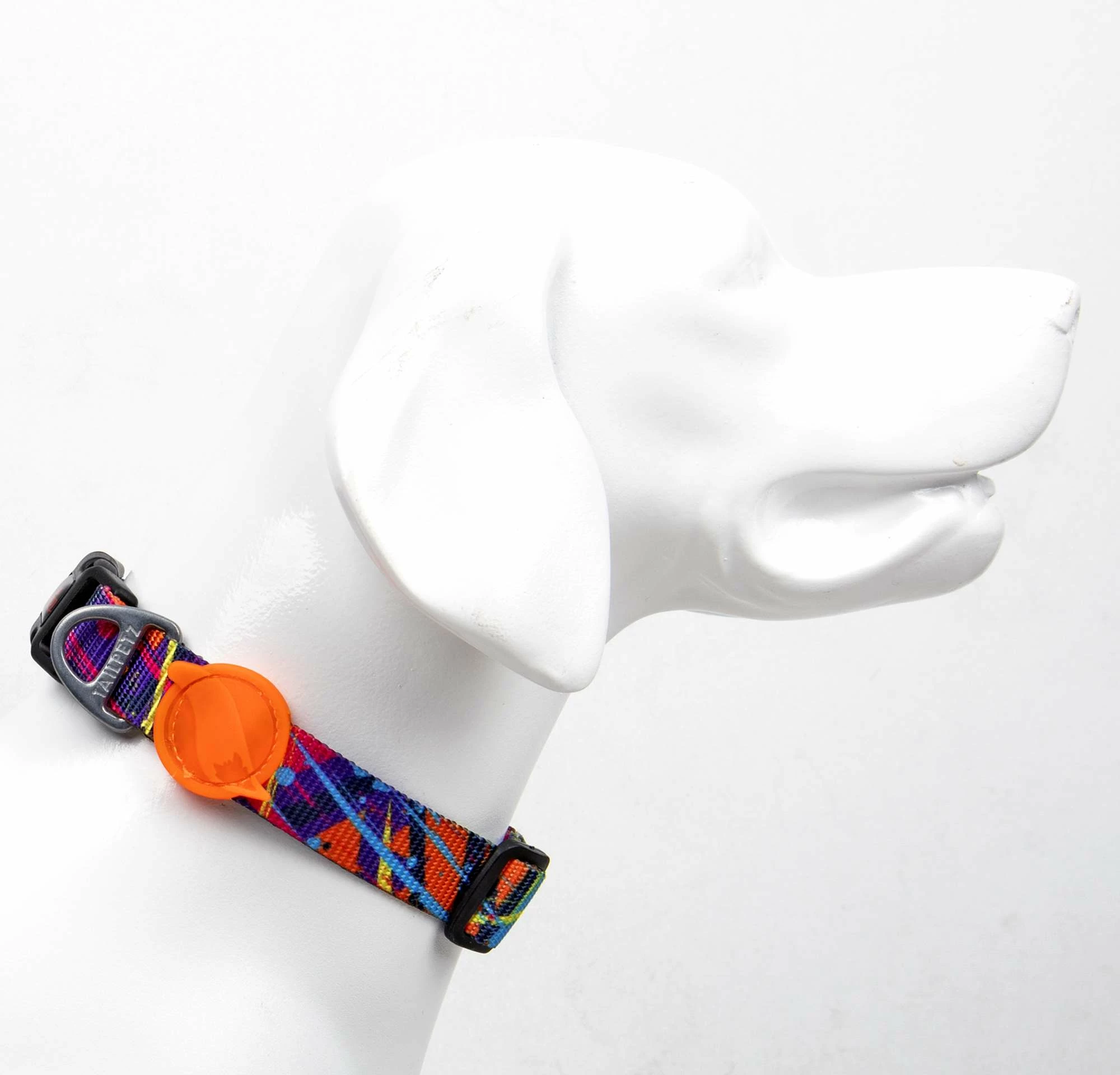 Ovratnica za psa, večbarvna Paws & Whiskers Splash