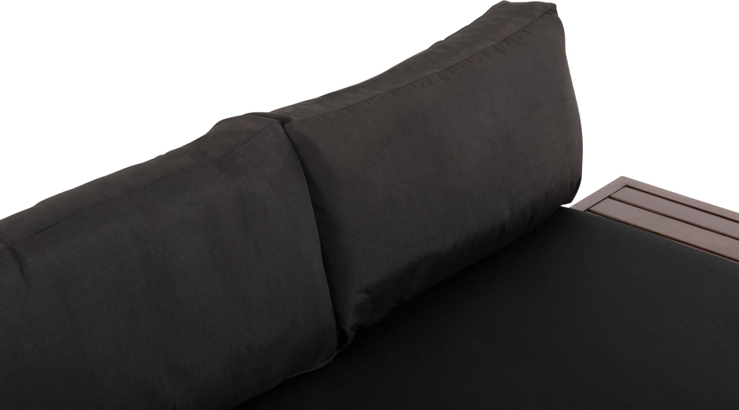 Zunanji lounge set DEX 3 kosi polimorfni FH6090 aluminij v antracitni barvi in rjavo-črnih blazinah