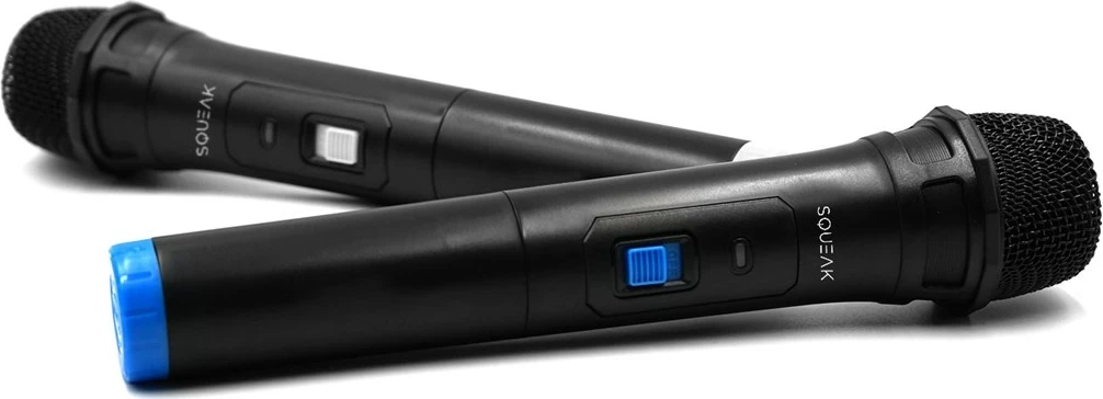 Karaoke mikrofon SQUEAK VocalDuo 2,4G SQ1007, komplet 2 kosa, črn