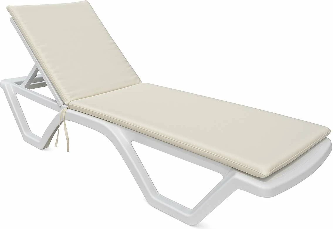 Vzglavnik za ležalnik Atelier del Sofa Sunny, bel