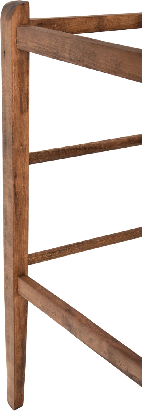 Barski stol Gadiel iz bukovega lesa impregniran v barvi oreha 40,5x39x104,5H cm. Samo okvir
