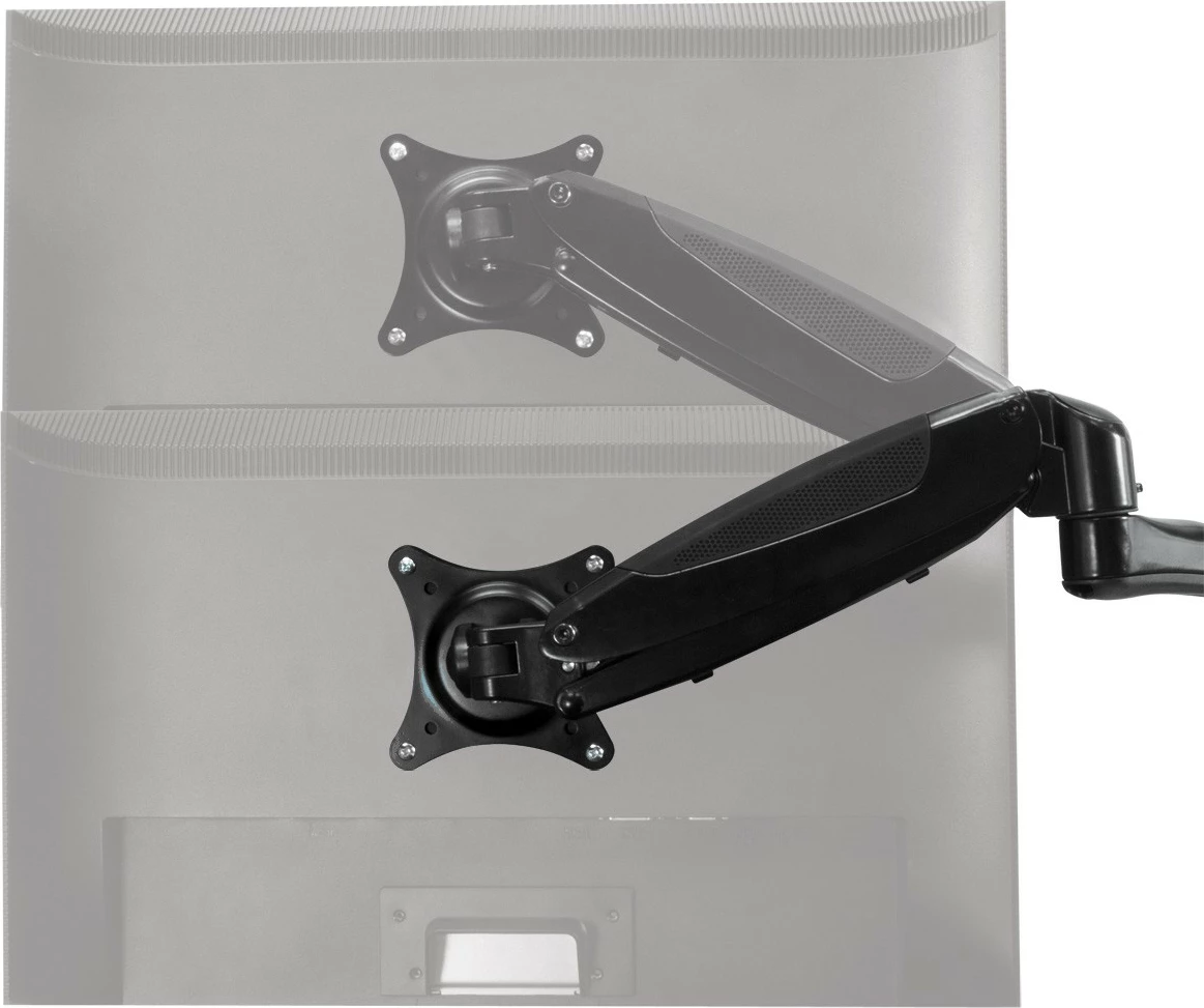 Ergonomski nosilec za zaslon ARCTIC W1-3D, Gas Lift Technology, 8 kg, 13–32", črn