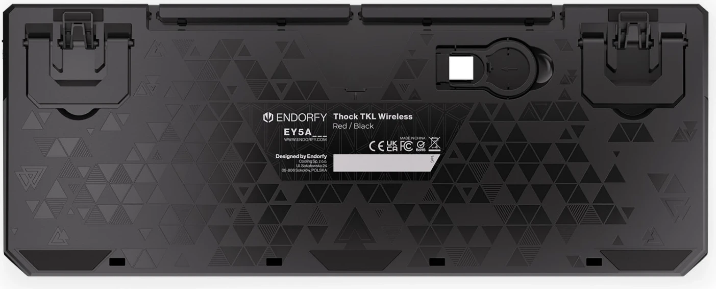 Mekaniški brezžični TKL tipkovnica Endorfy Thock, črna