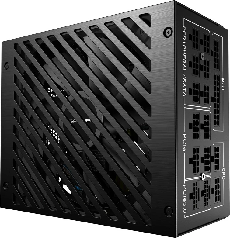 Močnik 850W, 80 PLUS Platinum, popolnoma modularen, ATX 3.0, črn — LC-Power LC850P V3.0