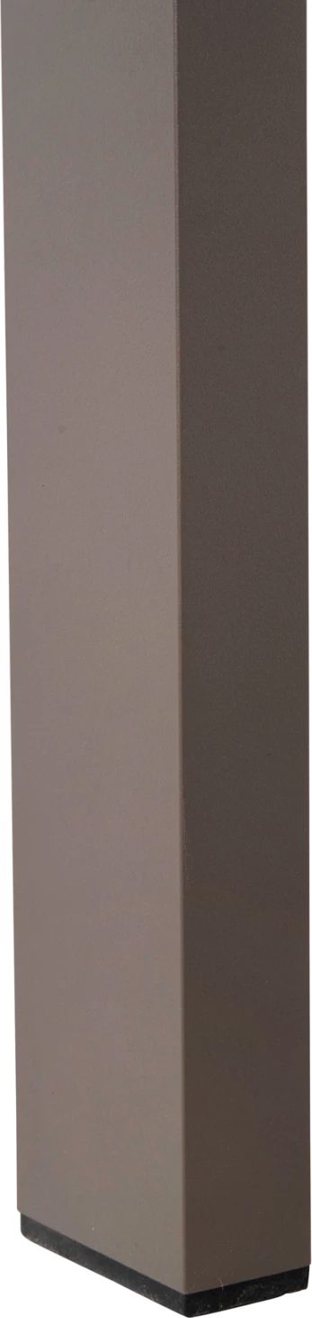 Zunanji jedilni miza GOYA FH6059.04 aluminij v barvi šampanjca in polilesena miza 160x80x75H cm