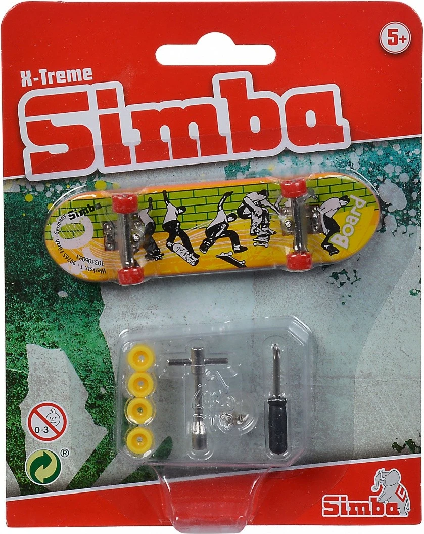 Fingerboard, 6 različnih dizajnov, z dodatki Simba X-Treme