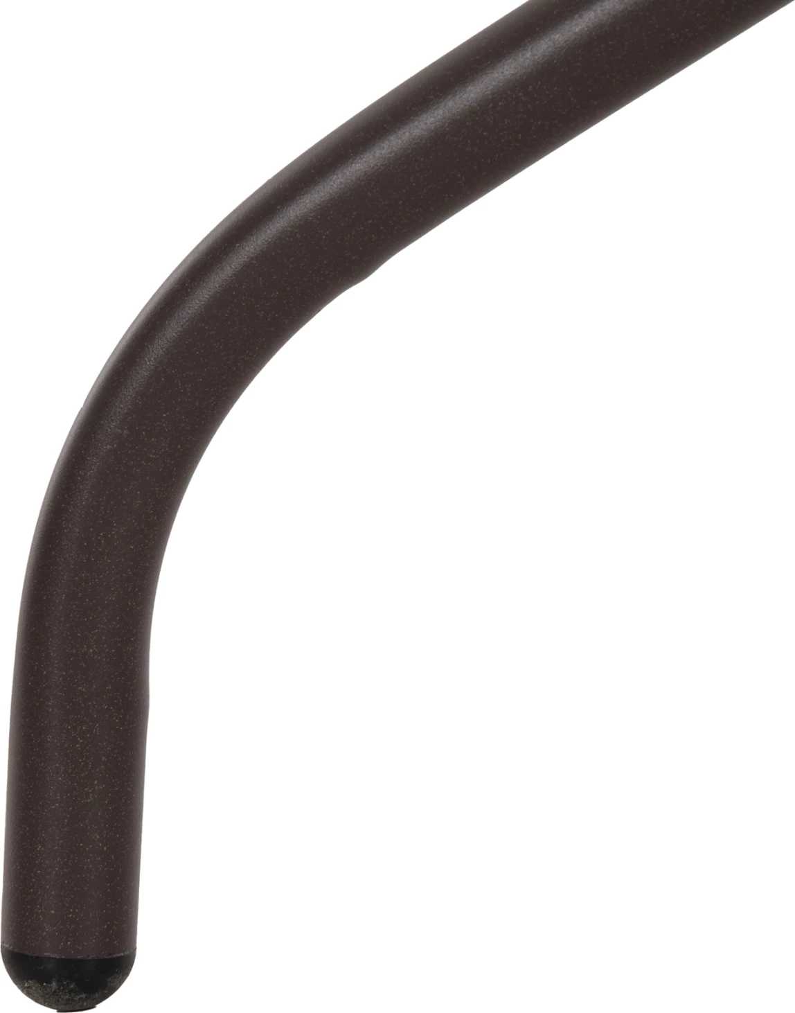 Zunanji kvadratni miza FIGO FH5972.02 rjava kovinsko-steklena plošča 80Χ80Χ71 cm
