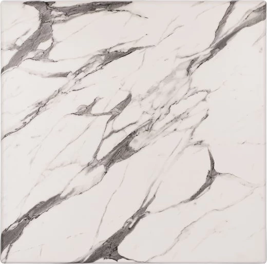 Namizna površina Werzalit 80x80 marmor bela-siva 5654 FH5231.11