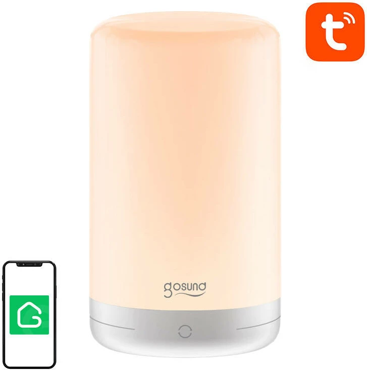 Pametna nočna lučka Gosund LB3, RGB+W, WiFi, upravljanje na dotik