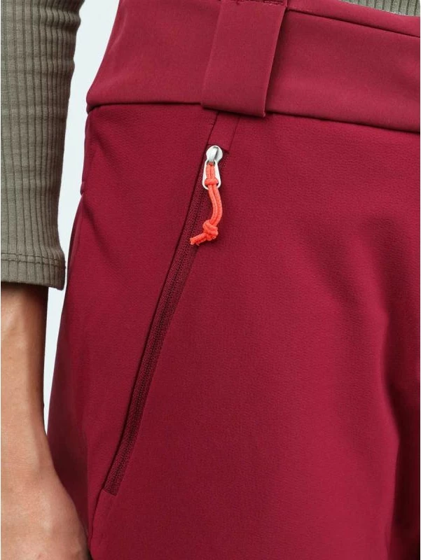 Planinske hlače za ženske Salewa, rdeče