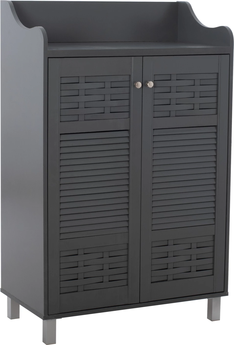 Lesena omara za čevlje KAILENA siva FH2230.10 77x40x121,5 cm