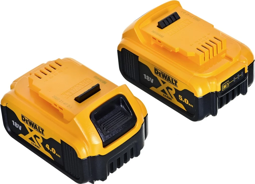 Kompakten akumulatorski vrtalnik-izvijač 18V DeWalt DCD805P2T, 2x5.0Ah, TSTAK, rumen