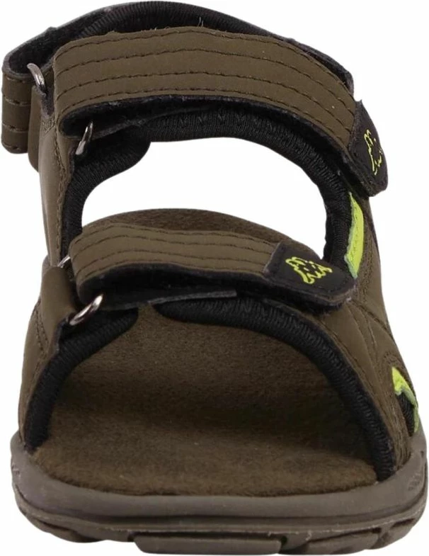Sandali za fante Kappa, rjava in zelena