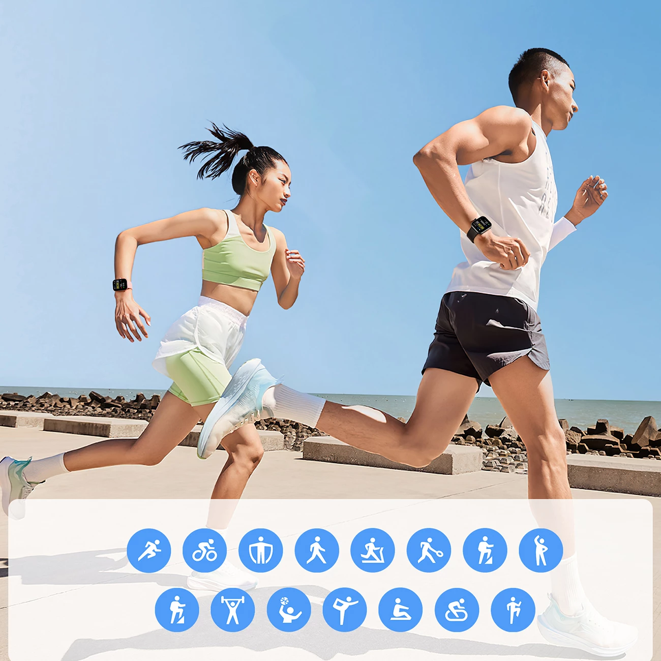 Pametna ura Joyroom Fit-Life JR-FT5 Plus, 1,96-palčni, Bluetooth 5.4, 300 mAh, črn