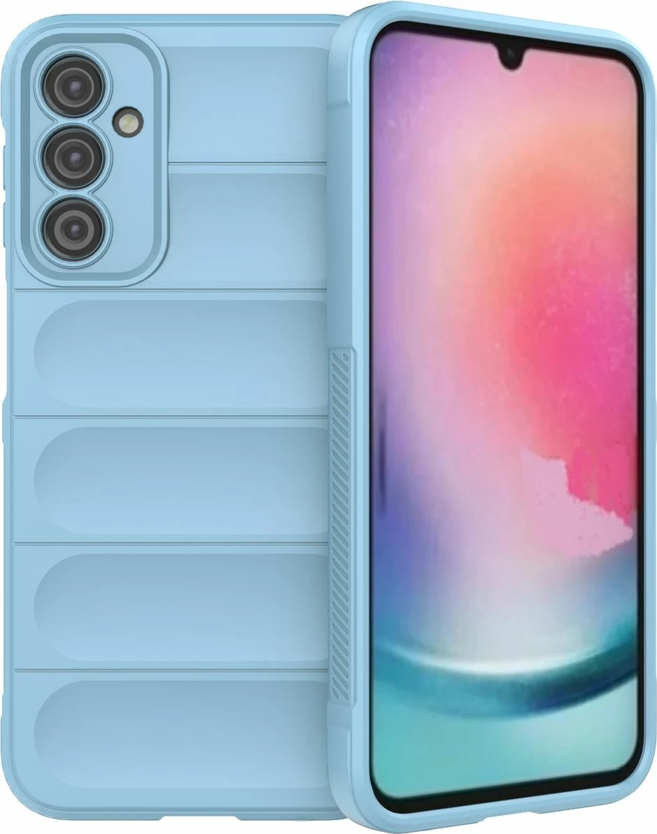 Zaščitni ovitek Hurtel Magic Shield za Samsung Galaxy A24 4G, TPU, svetlo modra