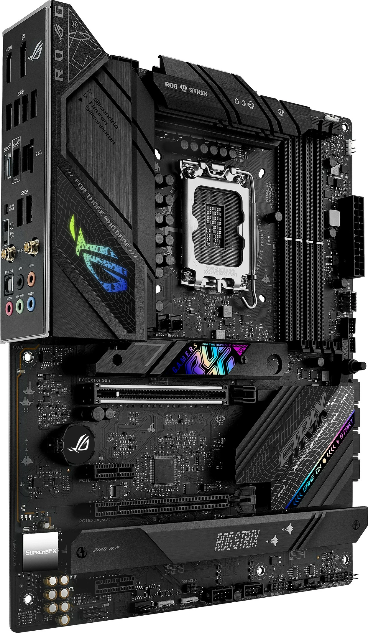 Matična plošča ASUS ROG STRIX B760-F GAMING WIFI, Intel, LGA 1700, DDR5, črna