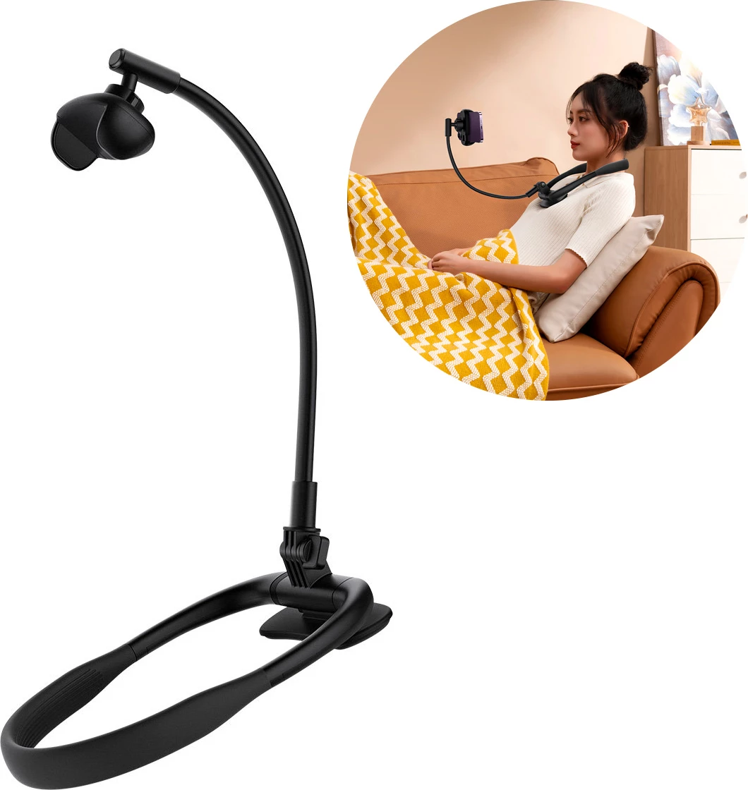 Univerzalno vratno držalo za pametni telefon Baseus ComfortJoy Series, LUGB000001, črno