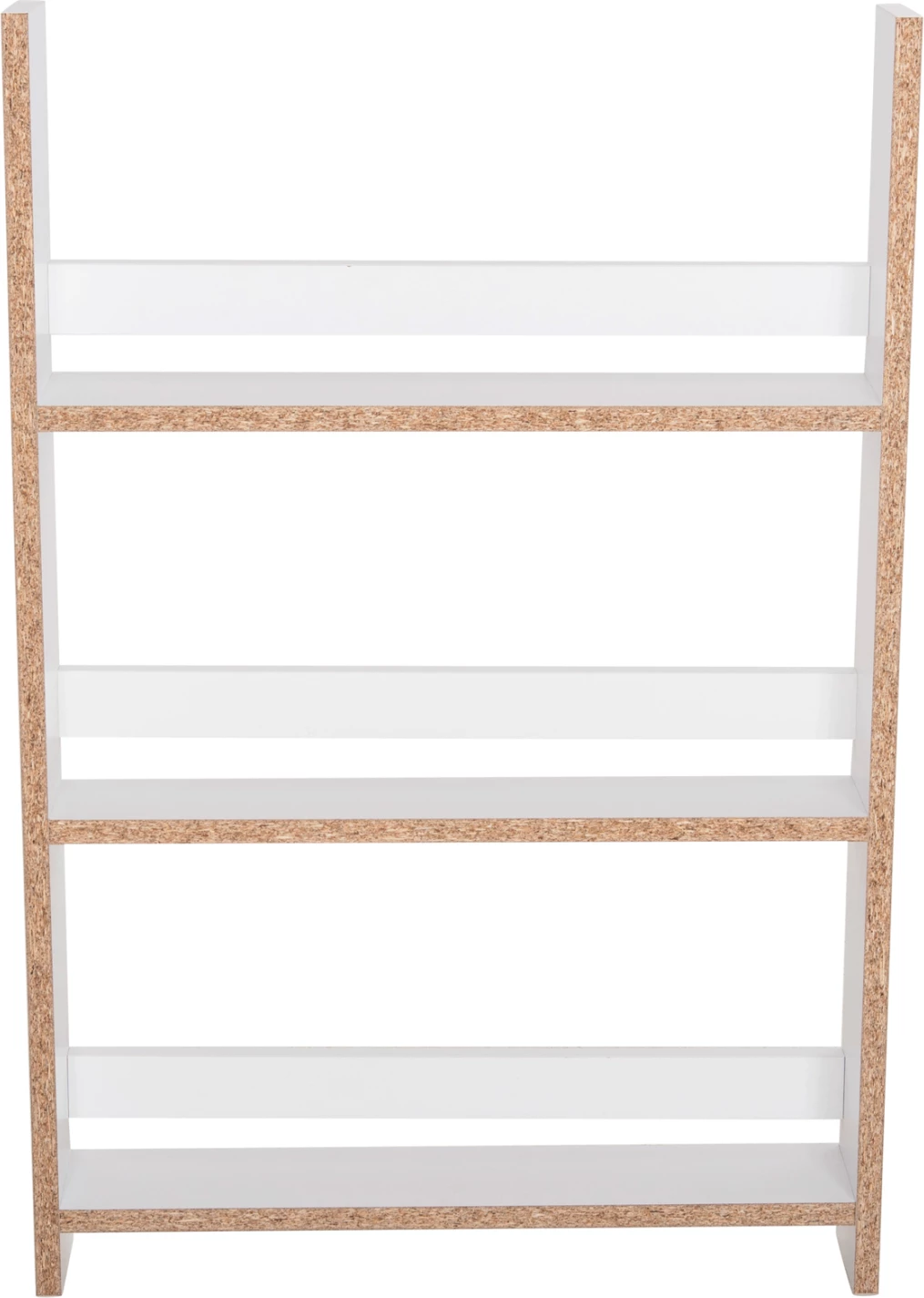 Stenske police SANI FH18223.01 melamin v beli barvi 60x10x90H cm (3 police)
