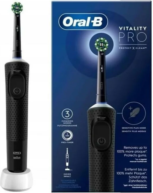 Električna zobna ščetka VITALITY PRO D103, črna, Braun Oral-B