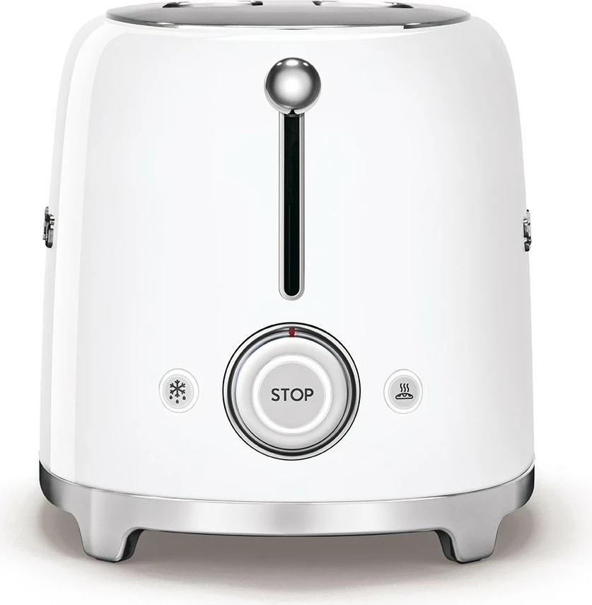 Toster, 2 reže, 950 W, bel, SMEG TSF01WHEU