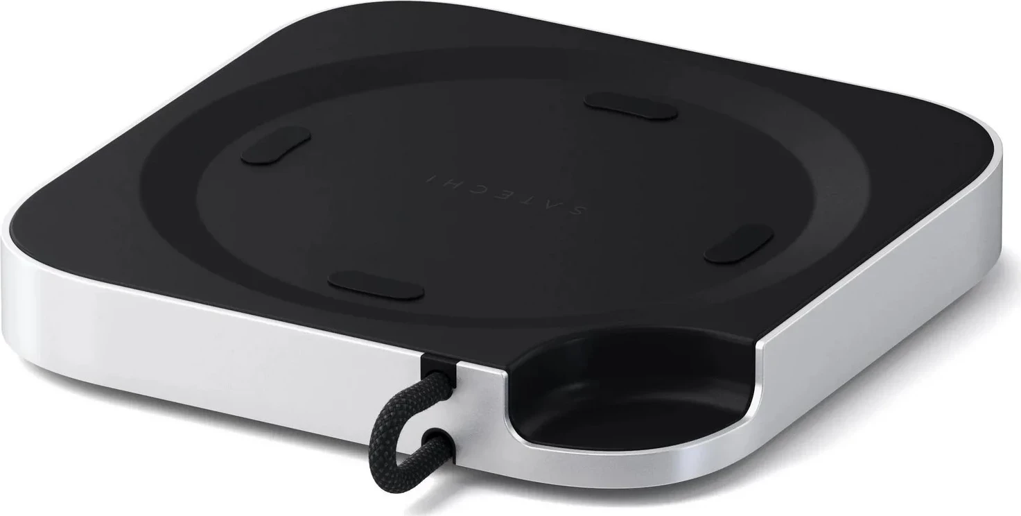 Stojalo in hub za Mac Mini M4/M4 Pro, reža za SSD M.2 NVMe, Satechi, srebrno
