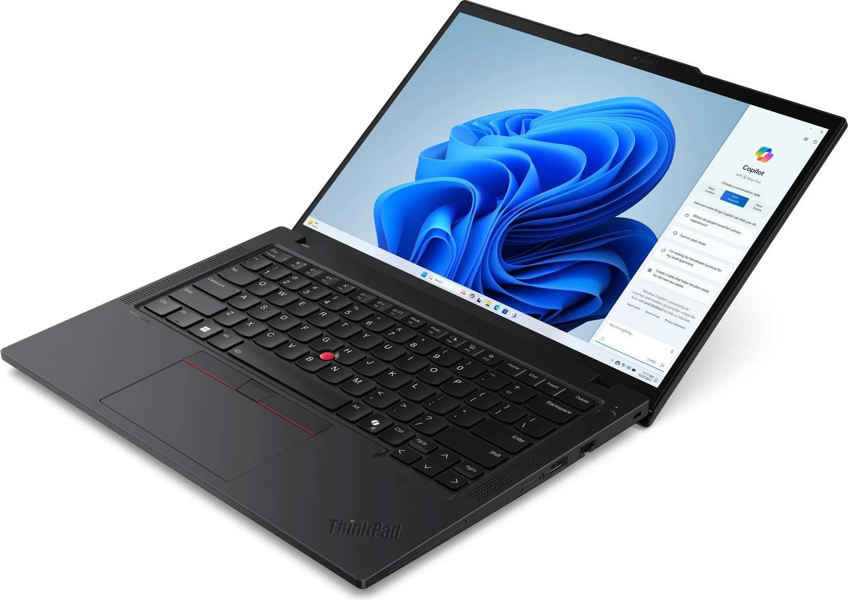Prenosnik Lenovo ThinkPad T14, Intel Core Ultra 7, 32 GB RAM, 1 TB SSD, 14" zaslon, črn