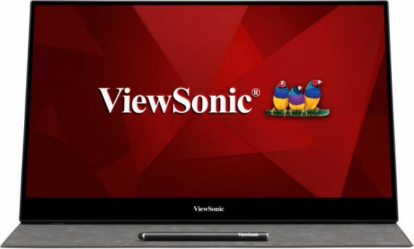 Prenosni zaslon 15,6" FHD IPS na dotik ViewSonic TD1655, srebrn