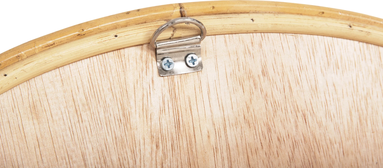 Stensko ogledalo REFLECT FH4366 naravni okvir iz ratana 61x5x80H cm