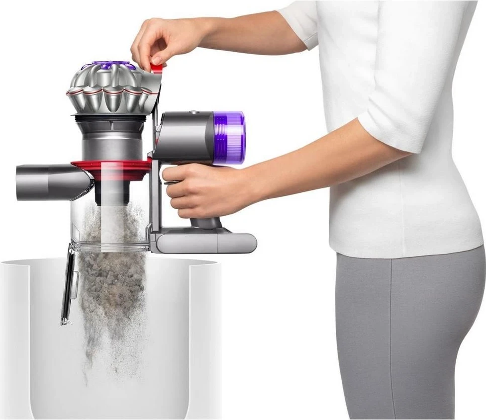 Brezvrečasta navpična sesalnik, Dyson V8 Absolute, rumen