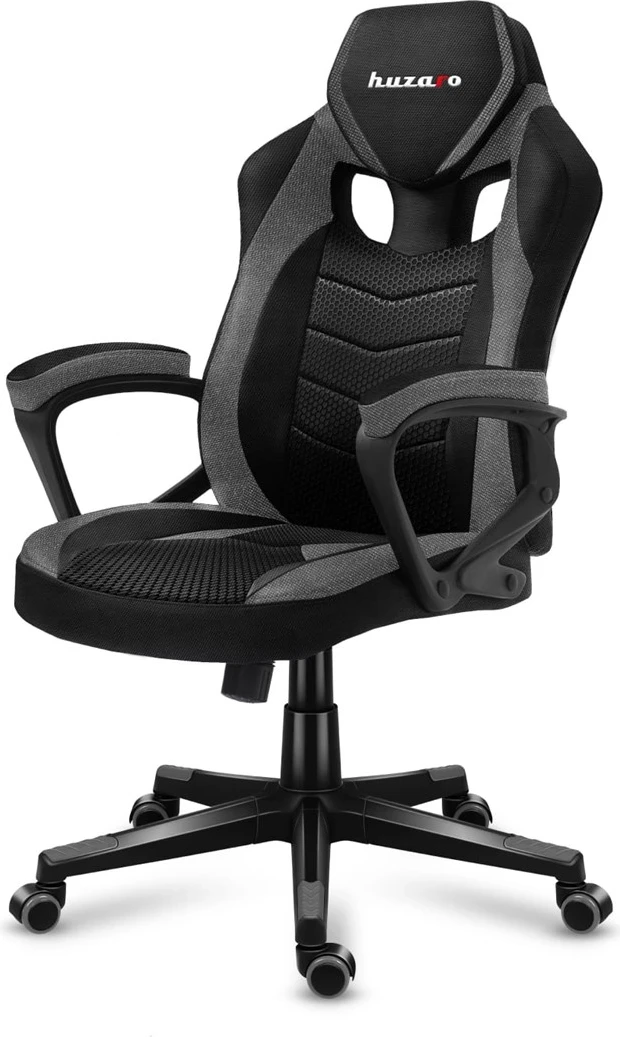 Gaming stol Force 2.5, Huzaro, črno/siv