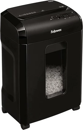 Mikro-rezalnik Fellowes Powershred 10M, 19 L, črn