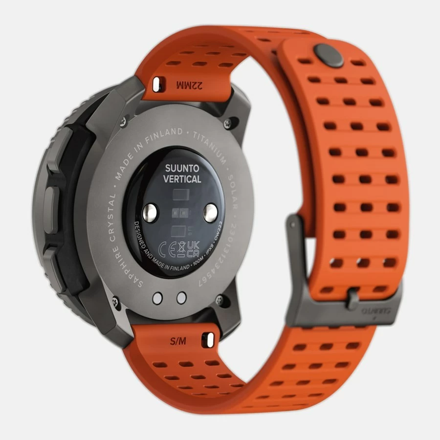 Pametna športna ura Suunto Vertical SS050861000, GPS, 1.4", oranžen pašček