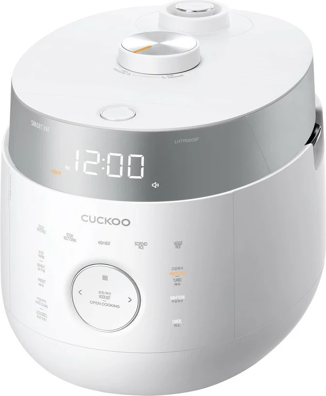 Kuhalnik riža s funkcijo indukcije Cuckoo CRP-LHTR0609F, 1,08 l, bel